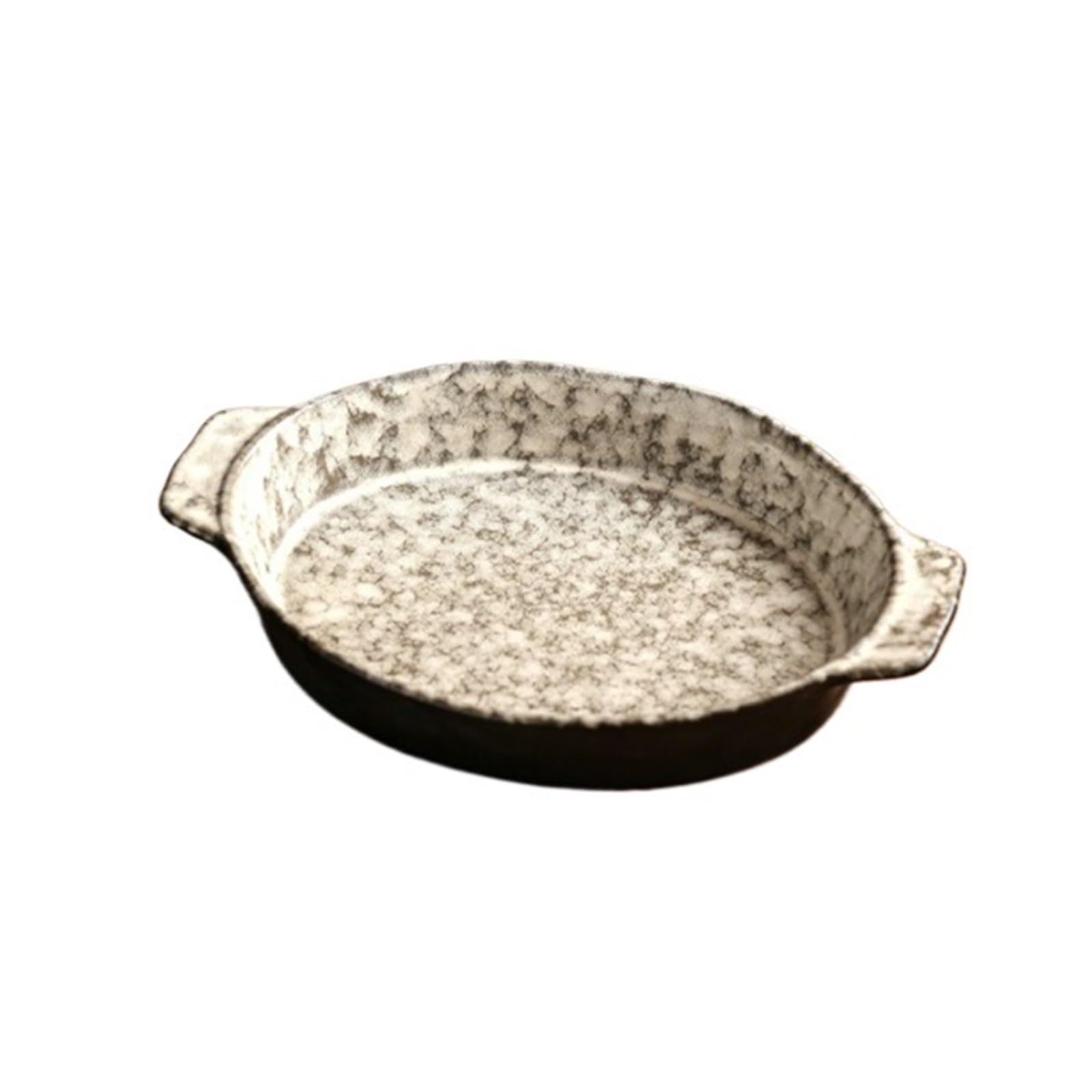 Dh2yjnbf3 Baking Dish Marble-Patterned Ceramic Baking Dish With Handles Casserole Dish for Oven