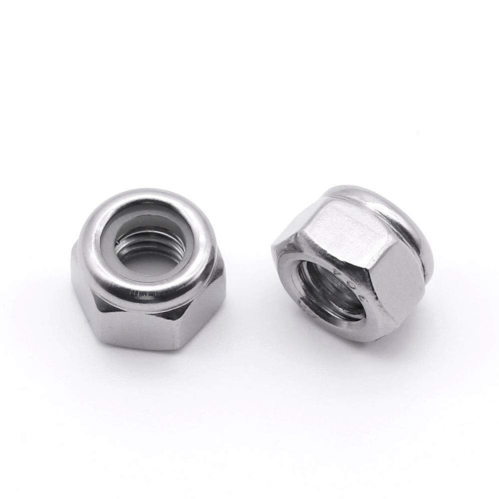 Nuts About Bolts 3/4"-16 UNF Nyloc Lock Nuts A2 Stainless Steel | Self-Locking Nylon Insert Nuts for Fine Thread Imperial Fasteners - Pack of 25