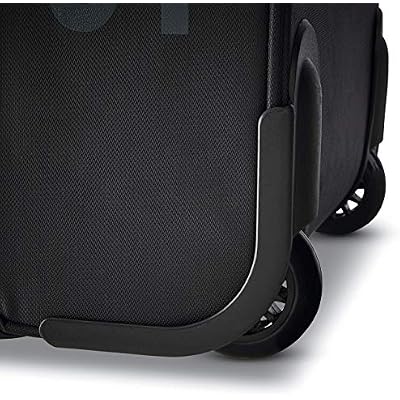Samsonite Andante 2 Wheeled Duffel Bag 22-Inch Durable Rolling Luggage with Inline Skate Wheels, Push-Button Handle & Spacious Compartments Travel-Friendly and Lightweight - All Black