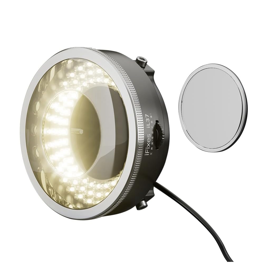 Labor-Illuminatoren Mikroskop für Telefon zum Löten Reparierter Polarisierter Ringlicht Ultra-Bright 96 LED-Lampen-Anti-Blend