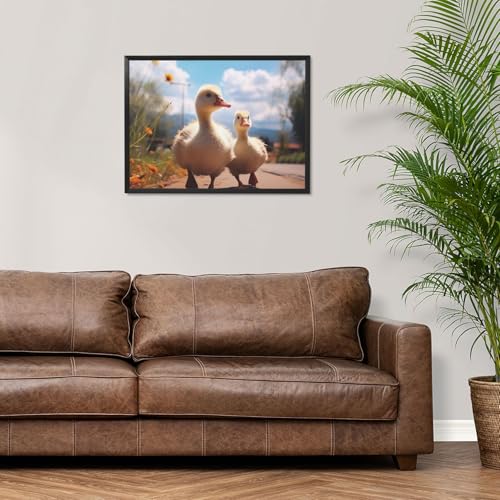 Toile oie mignonne pour sublimer la décoration murale de votre cuisine ou de votre chambre