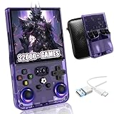 SISTEMA LINUX Y POTENTE CONFIGURACIÓN DE RENDIMIENTO:Esta consola de juegos portátil funciona con el sistema Linux y está equipada con un procesador RK3326 de cuatro núcleos y 64 bits que funciona a una velocidad de hasta 1,5GHz,lo que le permite gestionar de forma eficiente el procesamiento de los juegos y los recursos del sistema.En combinación con la tarjeta gráfica Mali-G31MP2 y más de 40 emuladores,elimina por completo el desgarro de la pantalla, lo que le permite disfrutar de los juegos