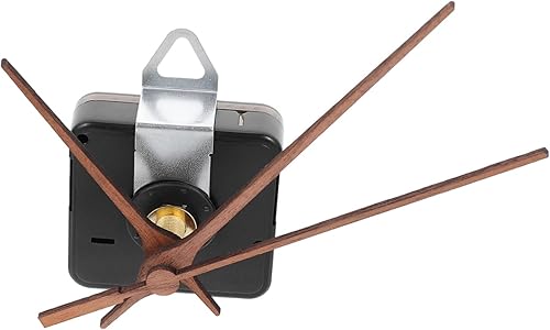 Miniatura 1 de OSALADI Kits 4 Sets Movimiento Sin Ruido 3D Batería Puntero Madera Reloj Piezas De Reparación