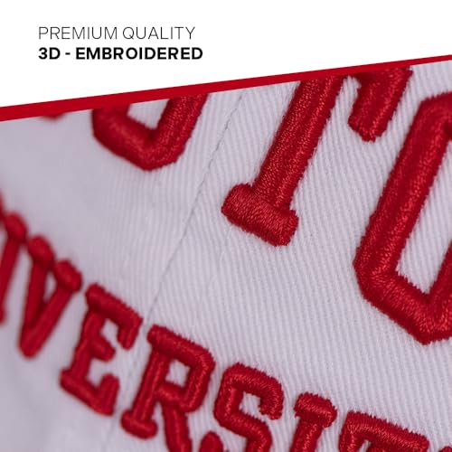 Gorra de béisbol con bordado ajustable Boston University miniatura 3
