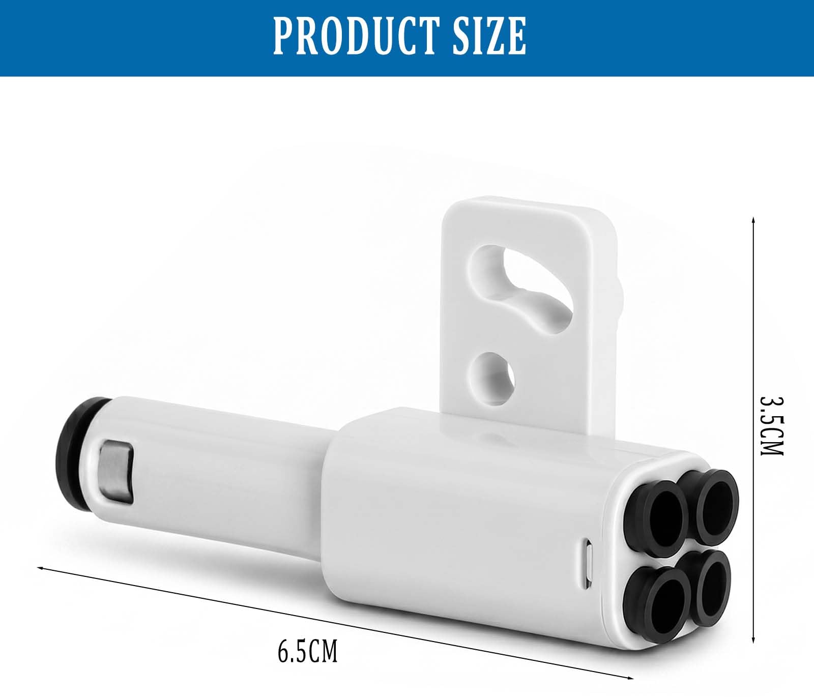Adapter PTFE 4 w 1 do Bambu Lab X1/P1/Serii, złącze rozszerzenia, kompatybilny z Bambu Lab X1C/X1E/P1E/P1S/P1P 3D, złącze rurowe PTFE, zamiennik do AMS i specjalnych filamentów TPU 95A/PET-CF