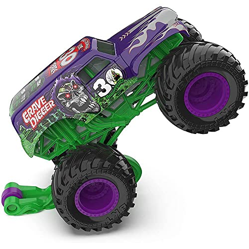 Sunny Brinquedos Monster Jam - 1:64 Die Cast Truck Grave Digger Purple 30Th, Multicor