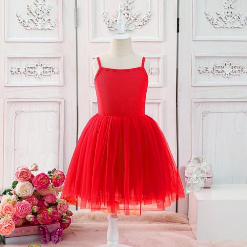 Magic Park 2-6Y Baby Toddler Girl Tulle Dress Sleeveless Tutu Dresses for Girls Birthday Party Clothes Holiday Outfits2
