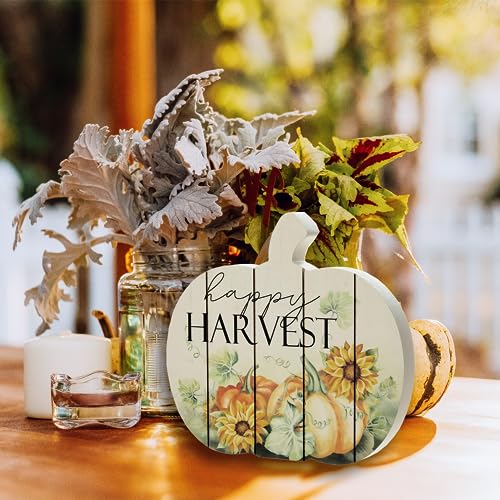 Glitzhome-9-H-Thanksgiving-Wooden-Table-Signs-Decor-Fall-Happy-Harvest-Pumpkin-Signs-for-Tabletop-Farmhouse-Thanksgiving-Wood-Blocks-Thanksgiving-Pumpkin-Centerpiece-Signs-with-Hang-Hole-Wall-Decor Glitzhome 9 H Thanksgiving Wooden Table Signs Decor Fall Happy Harvest Pumpkin Signs for Tabletop Farmhouse Thanksgiving Wood Blocks Thanksgiving Pumpkin Centerpiece Signs with Hang Hole Wall Decor