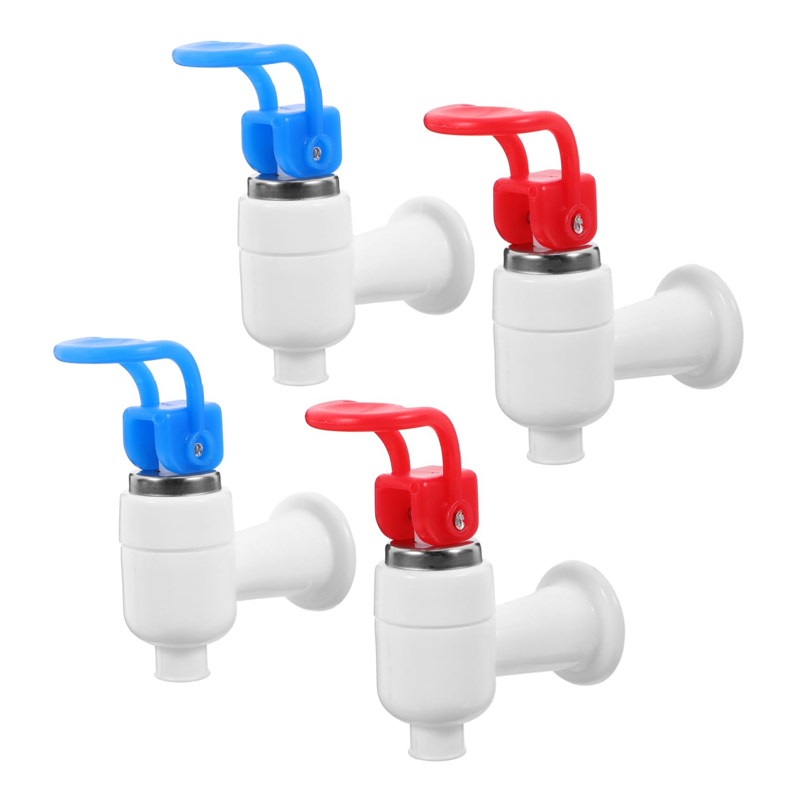 Lot de 4 robinets distributeurs d'eau étanches pour fontaine de maison Tofficu