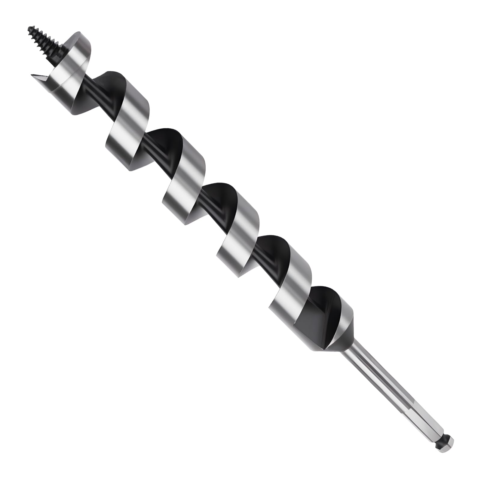 MOXPIFY Wood Auger Drill Bits, 30mm Timber Drill Bits 300mm Long Hex Shank, Extra Long Drill Bits Wood For Woodworking (30mm x 300mm) โ image 1