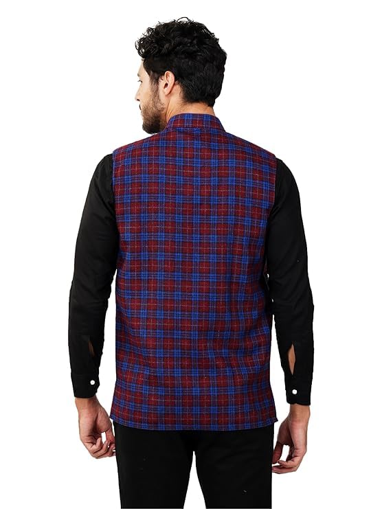 Image of DEIFIC Men's Export-Quality Indian Traditional Nehru Jacket /Waistcoat