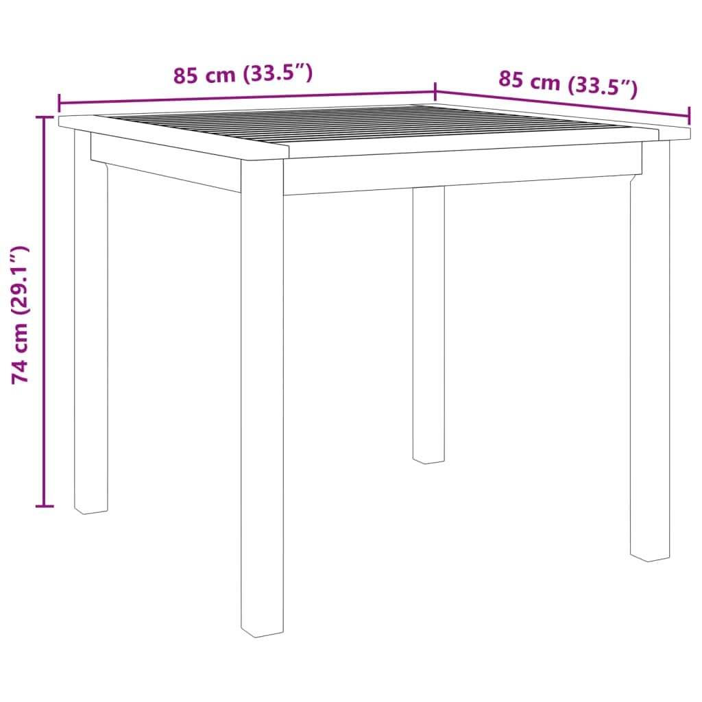 Destockage mobilier de Jardin,Salon,Salon Jardin Enfant,Ensemble à Manger de Jardin 5 pcs Bois d'acacia solideConvient pour Les Jardins, Les Salons et Les patios