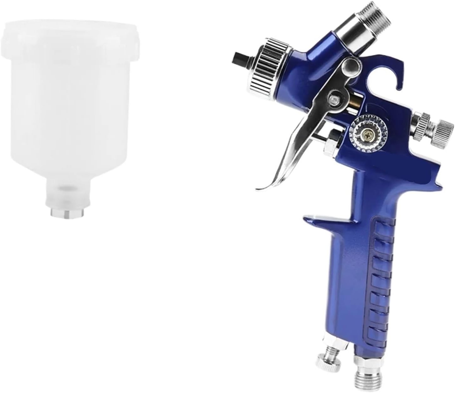 1pc H-2000A Professional 0.8/1.0mm Nozzle 125ml Mini Pneumatic Spray for Car Painting Repair Pneumatic Spray Mini Spray(0.8mm)