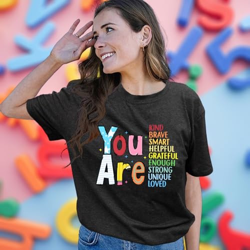 Womens Teacher Shirts Be Kind Tshirt Funny Inspirational Teaching T Shirt Teacher Life Graphic Tees2