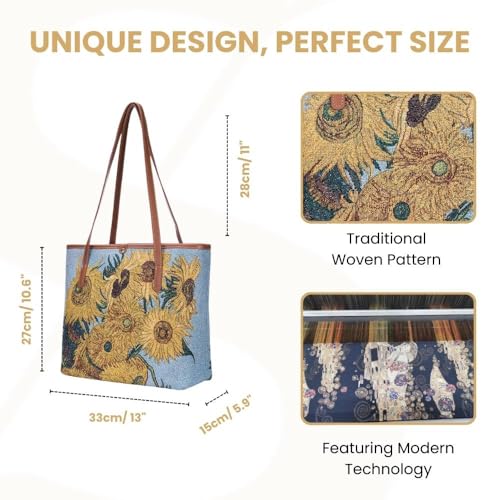 Signare Tapestry Shoulder Bag Tote Bag for Women with Travel or Work Tote Bags for Women3