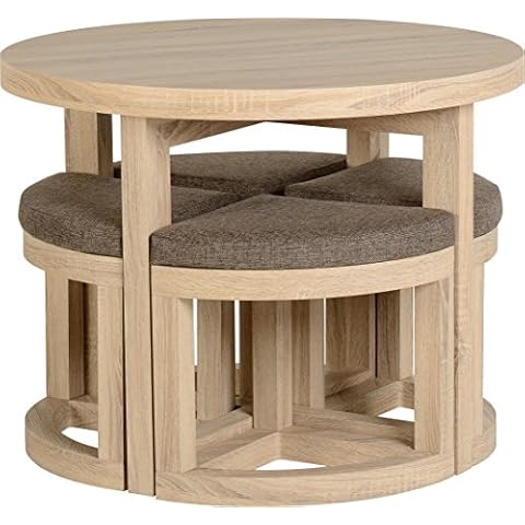 Seconique Cambourne Stowaway Dining Set with Stools Cover