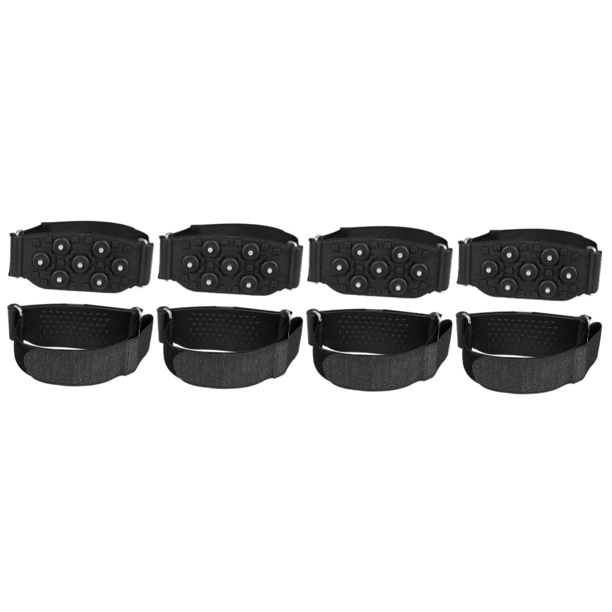 TOYANDONA Crampons Antidérapants pour Chaussures Crampons de Glisse Adaptés à Types de Chaussures pour Randonnée et Escalade Résistants et Durables