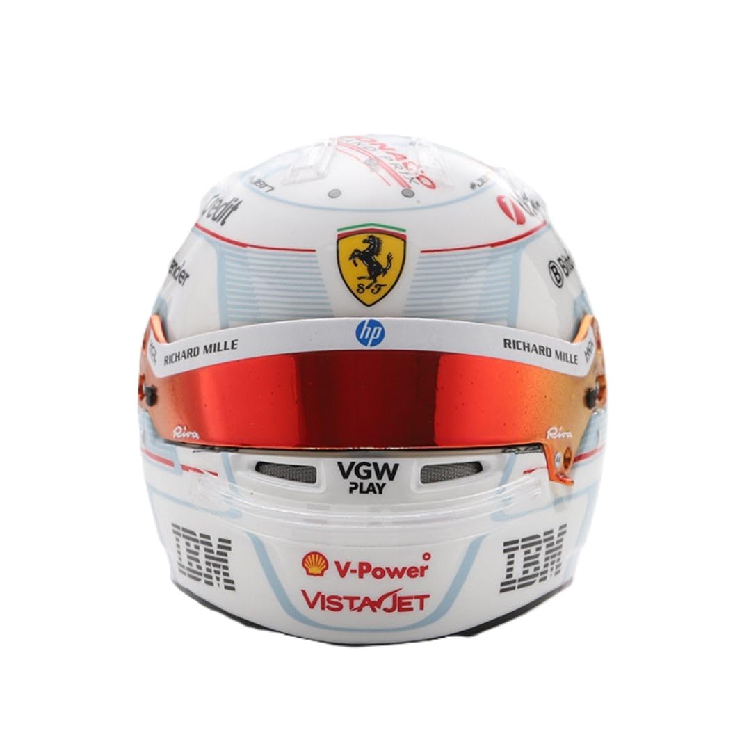 Kask Ferrari Charles Leclerc nr 16 2. GP Monaco 1/5 LookSmart