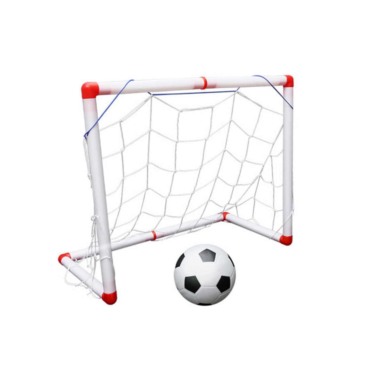 KOMBIUDA Portable Soccer Goal Net Mini Football Goal for Boys and Girls Easy to Carry Sports Toy for Family Games