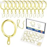 ♛ 【Wide Applications】: Anneaux de suspension de rideau de draperie en métal inoxydable pour maintenir les rideaux et les draperies, les anneaux de rideau sont largement utilisés dans la plupart des types de rideaux, tels que le rideau de douche, le rideau de fenêtre, le rideau de fenêtre français et ainsi de suite.