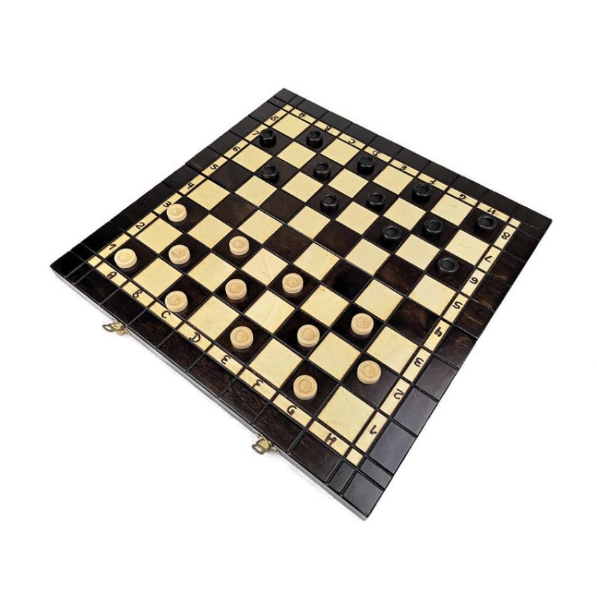 Juego de ajedrez 3 en 1 + damas + backgammon juego grande 40 x 40 cm