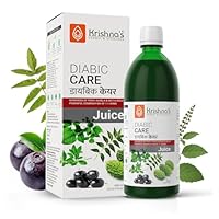 Krishna's Diabic Care Juice - 1000 ml | Blend of 11 herbs Methi, Amla, Karela, Jamun, Kutki, Guduchi & 5 other herbs to manage sugar levels | Health Drink | Made in India