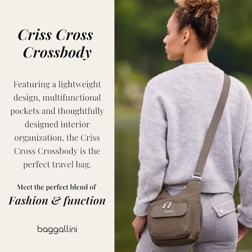 Image of Baggallini Women Criss Cross Crossbody Bag