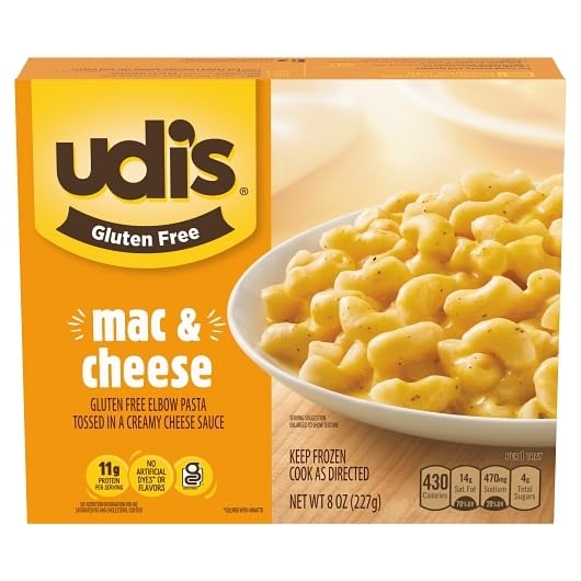 Udis Mac and Cheese Meal, 8 Ounce -- 6 per case.