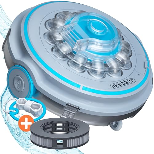 MONZANA Poolboy 600 Cordless Pool Cleaner | Robot Swimming Pool Cleaner | Rechargable Wireless Fully...