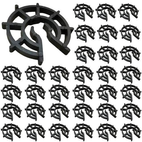 Lot de 100 Cales d'armatures pour Fer à Béton de Ø8 à Ø12, Enrobage Epaisseur 15 mm, pour Fixation Verticale, Dalle Armé Ferraillage, Accessoire de...