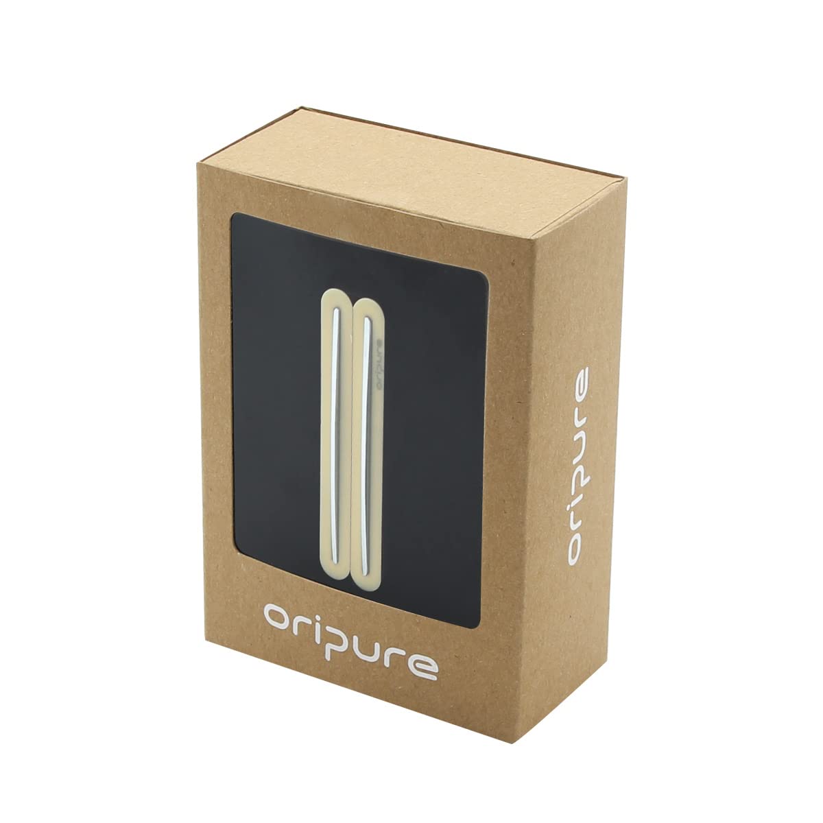 Oripure AlNiCo 5 Hot Wound Dual Blade Rail Pickups Single Coil Sized Humbucker 16K Gitarrensteg Pickup für FD ST/SQ E-Gitarren Style, Creme