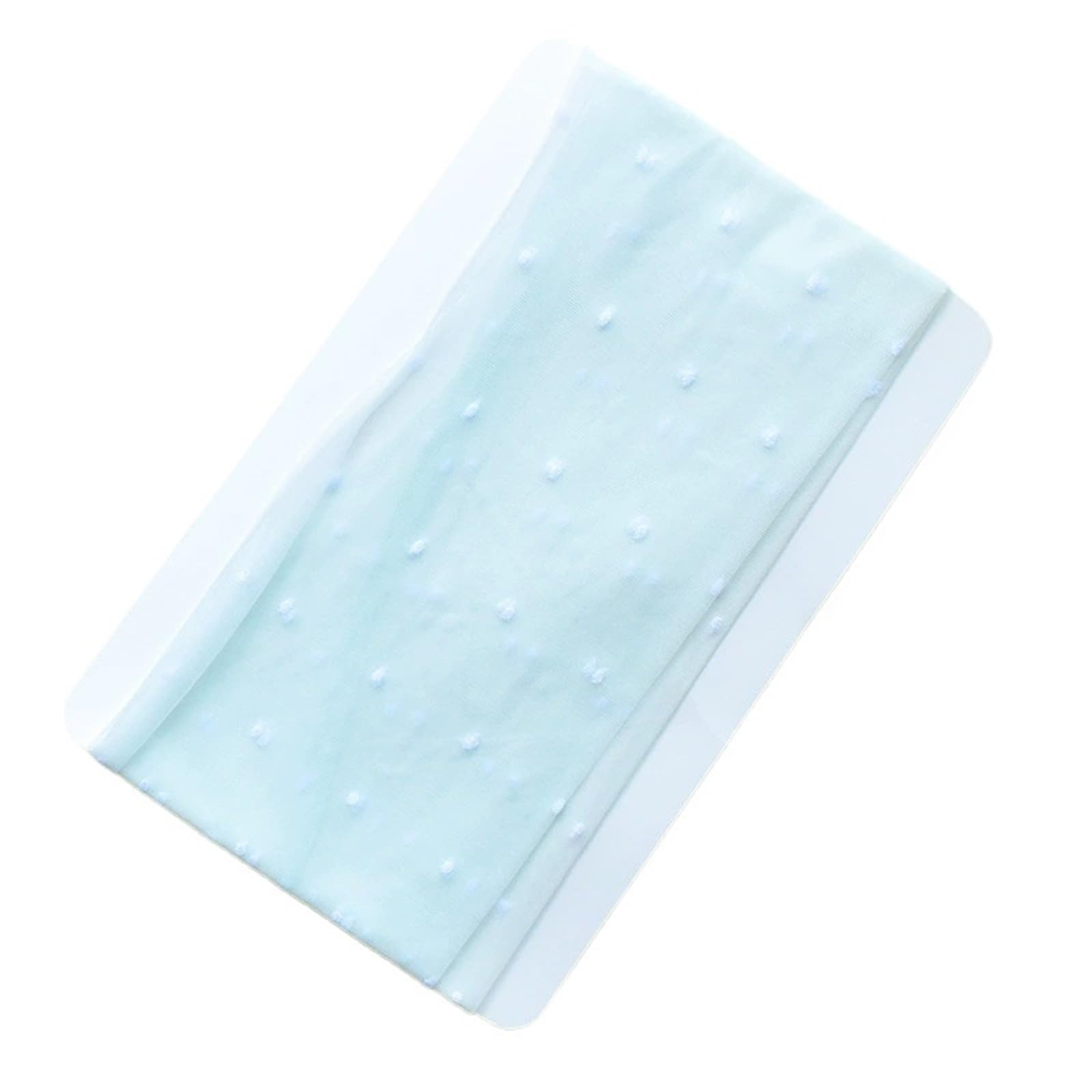Evpcpwtyzy Women's Light Blue Sexy Stockings Seamless Crotch Polka Dot Thin Pantyhose Toes Transparent Black Stockings(Light Blue)