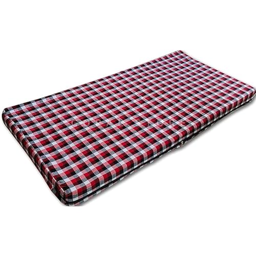 Image of Cotton Mattress Cover for Single Bed with Zip | Ultra Soft Breathable- Hypoallergenic | High Strength Polly Cotton Zipper Mattress Protector (72x35x5 Inch) (Coffee)