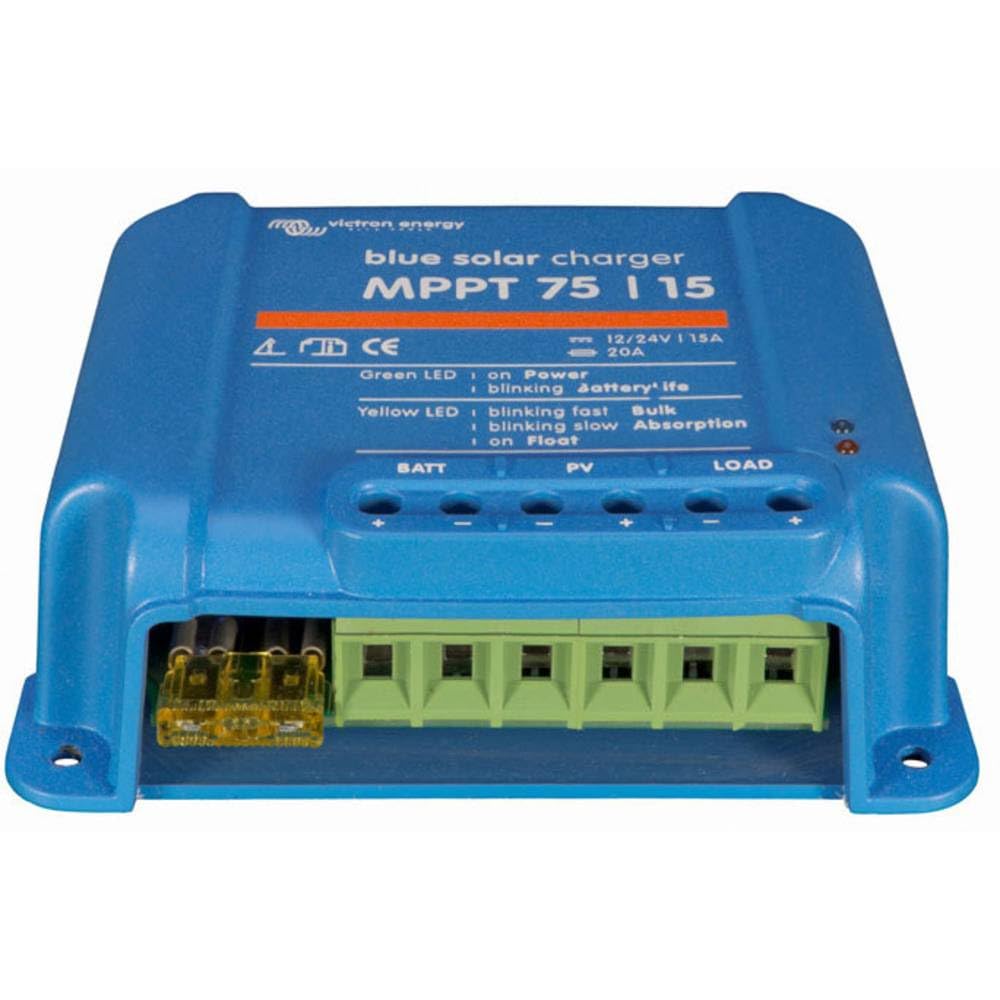 Victron Energy BlueSolar Contrôleur de charge solaire MPPT 75 V 15 amp 12/24 Volt