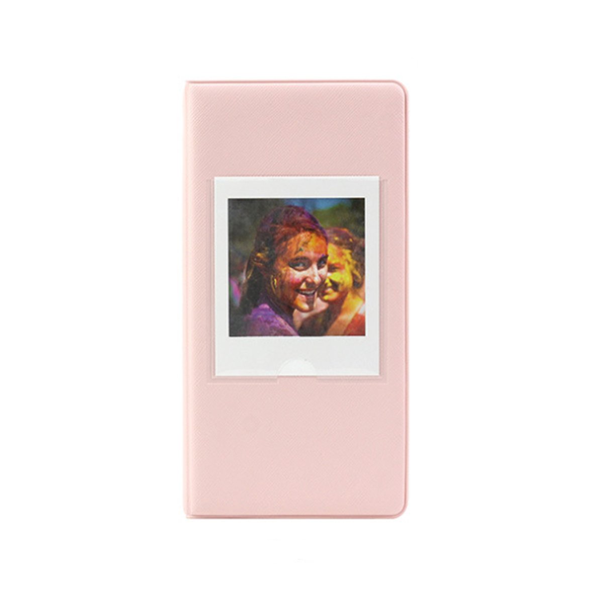 JXE 64 Pockets Photo Album Book for Fujifilm Instax Square SQ20 SQ10 Instant Camera Films - Pink, Medium