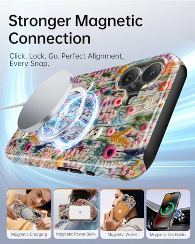 Coque iPhone 16 MagSafe squelette chic antichoc en silicone - 3