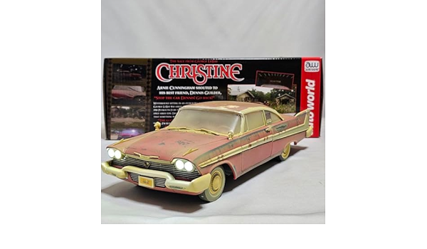 映画クリスティーン　プリマス　フューリー　ダメージバージョン　ライト点灯 映画クリスティーン プリマス フューリー ダメージバージョン