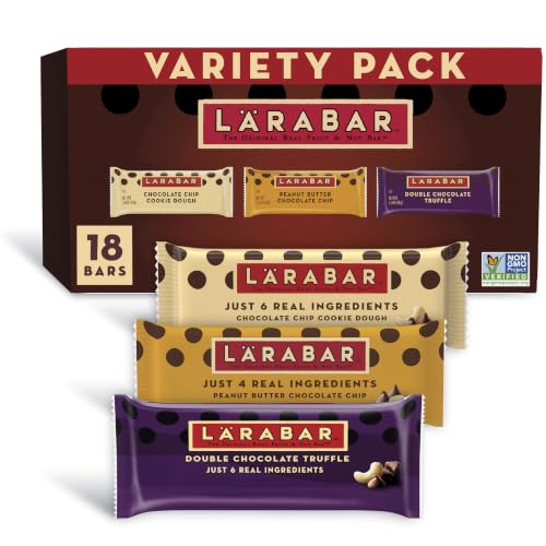 Larabar Fruit and Nut Bars Variety Pack, Gluten Free and Vegan, 28.8 oz, 18 Ct