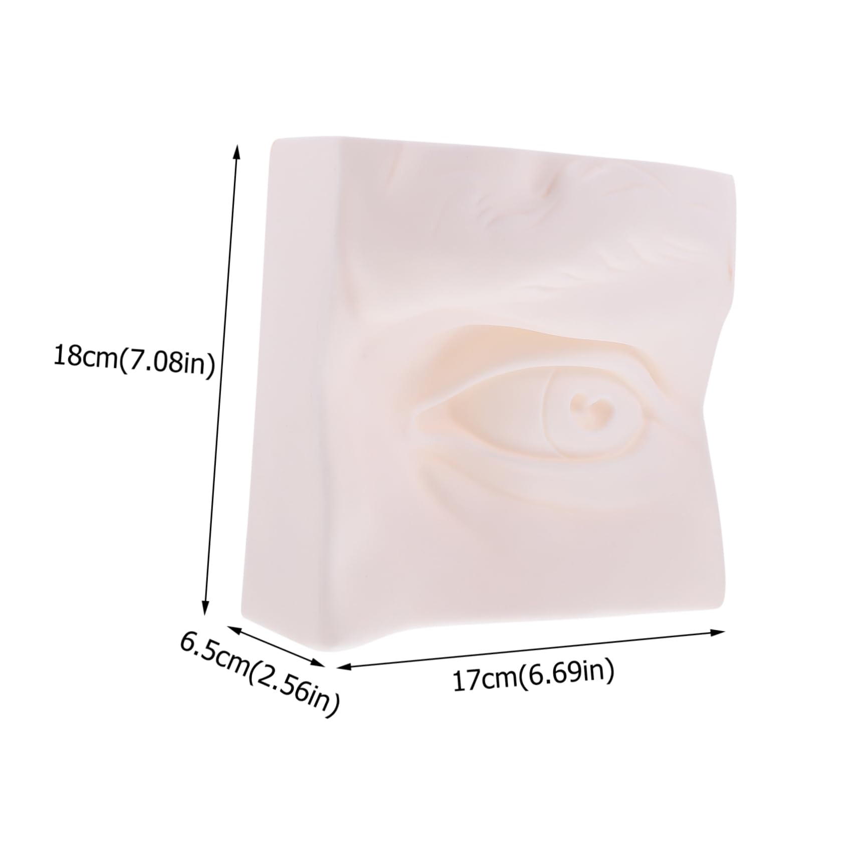 GALPADA 1pc Sketch Art Model Portable Sense Organ Models Soft Plastic Pastel Colors Drawing Shape