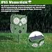 Katzenschreck Ultraschall 2 Stück, Katzenschreck für Garten, Wasserdicht IP65, zur Vertreibung von streunenden Katzen und Anderen Tieren