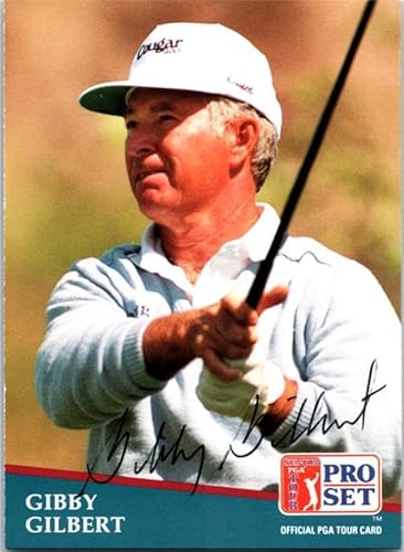 Gibby Gilbert autographed golf card (Tennessee Volunteers) 1991 Pro Set #207 ballpoint - Autographed College Cards