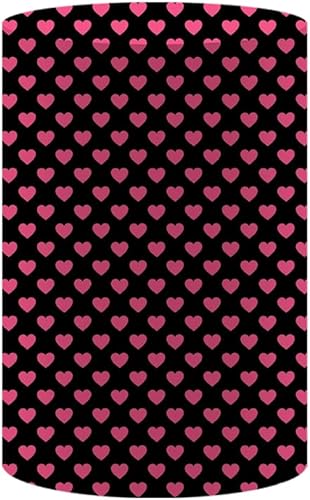 Miniatura 10 de Cubierta cilíndrica de lunares rosados para decoración de fiesta de cumpleaños de bebé niña, cubierta de pedestal de tela elástica