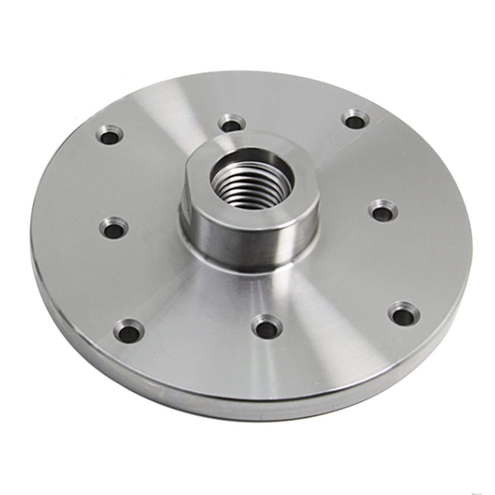 SKYDIN Hinges 150mm- 1Inchx8TPI Wood Lathe Faceplate, Threaded Wood Lathe Chuck, 6" Flange Faceplate Antique