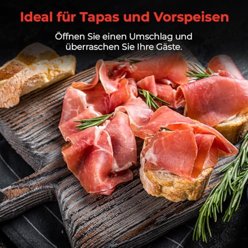 Iberisches Cebo-Lendenstück, 50% iberische Rasse – Vakuumgeschnitten für maximale Frische – Traditioneller und Gourmet-Geschmack – Iberisch (Packung mit 5 Umschlägen)