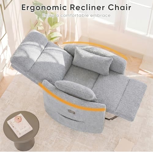 Sillón Relax Plegable Gris miniatura 5