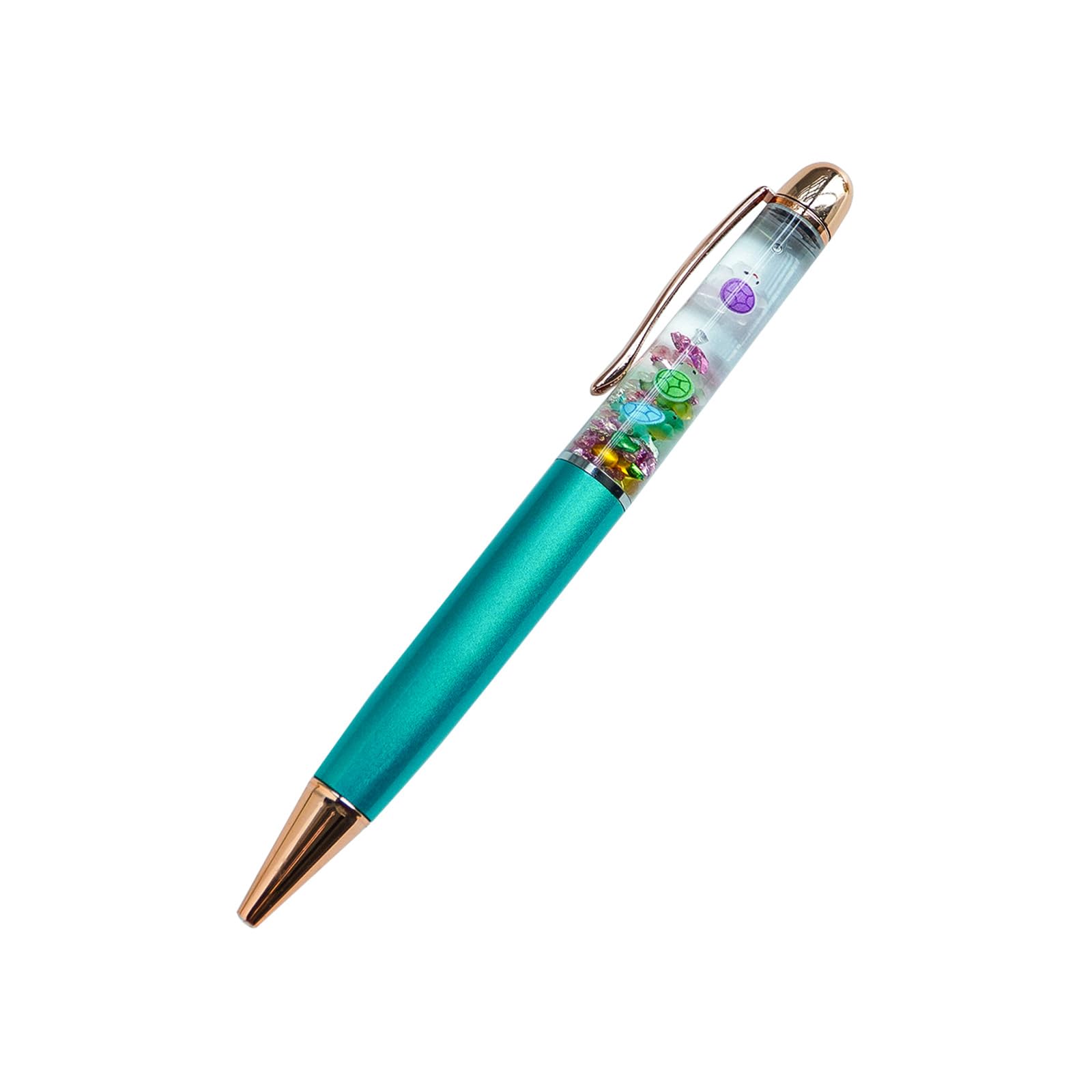 Sikyby Turtle Glow In The Dark Fun Pens Cute Floater Floating Liquid Writing Journaling Office Pen Unique Gifts — image 1