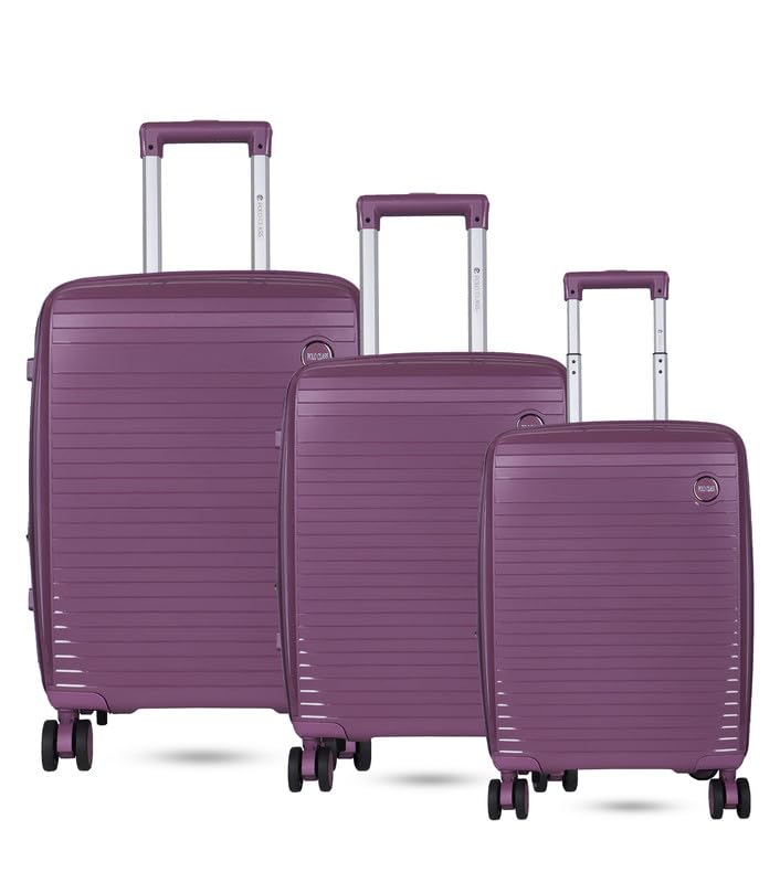 polo class 3Pc Set Trolley (20/24/28 inch) -Purple-picture-31