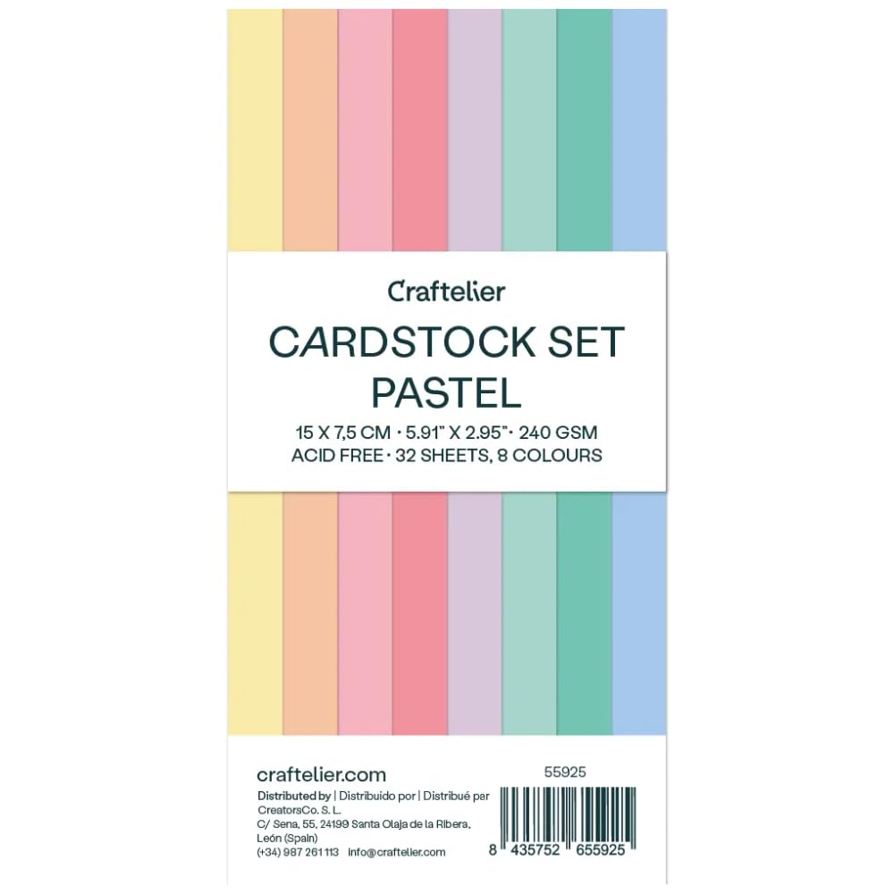 Craftelier Cardstock Set - Pastel Colors -19