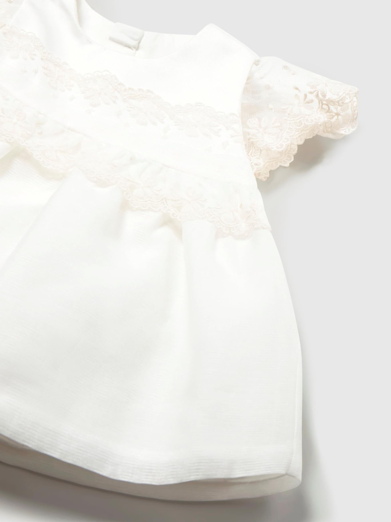 Mayoral Vestito Combined Cerimonia per Bimba Panna