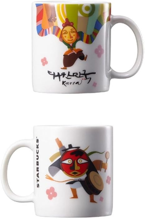Amazon Co Jp 限定 Starbucks Korea ml Demi Mug Set 4ea スターバックス 韓国 デミタス マグカップ４個入り 韓国スタバマグカップ 海外直配送 ホーム キッチン